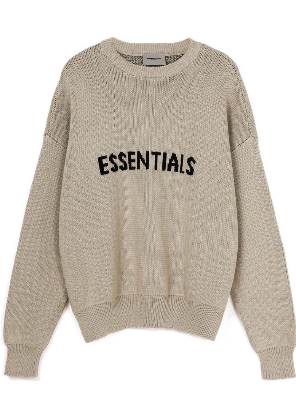 Fear of God Essentials Knit Linen Pullover Sweater Medium